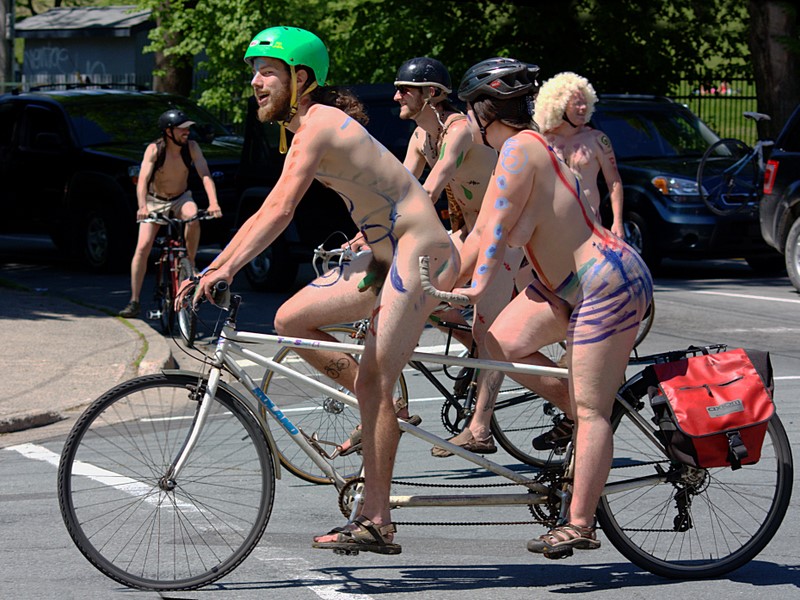 World Naked Bike Ride 2011 (Halifax, NS) Warning: Nudity.