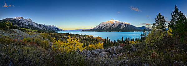 Fall at Abraham Lake by Royce Howland