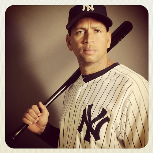 Alex Rodriguez - Instagram photo by Nick published in The New York Times.