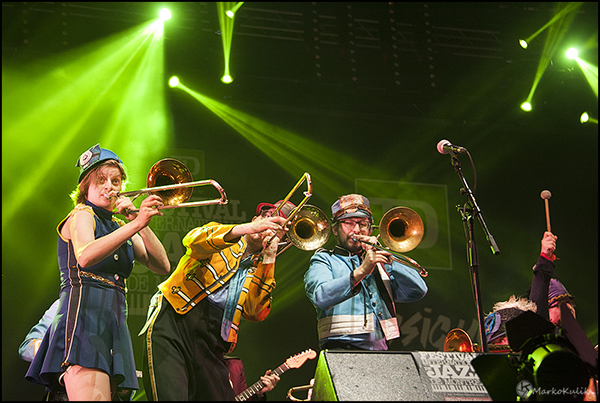 Mucca Pazza at the Montreal Jazz fest