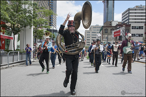 Mucca Pazza at the Montreal Jazz fest