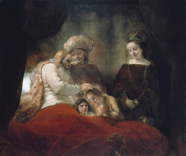 Rembrandt - Jacob Blessing the Children of Joseph 1656