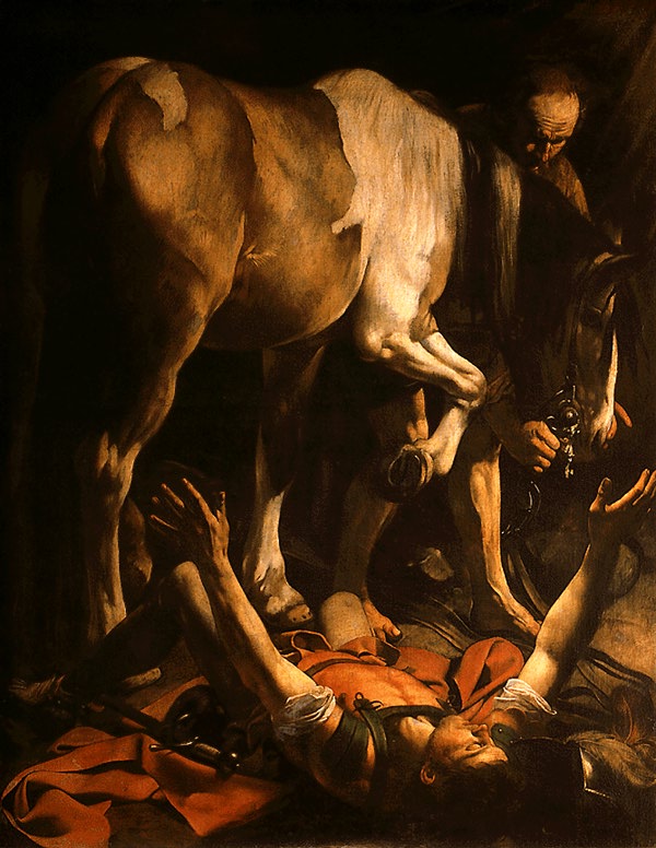 Caravaggio - The Conversion on the way to Damascus - 1601